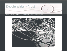 Tablet Screenshot of debbie-white.com